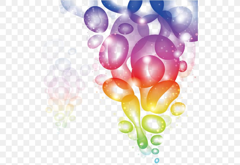 Euclidean Vector Bubble Illustration, PNG, 533x566px, Bubble, Balloon, Color, Lava Lamp, Petal Download Free