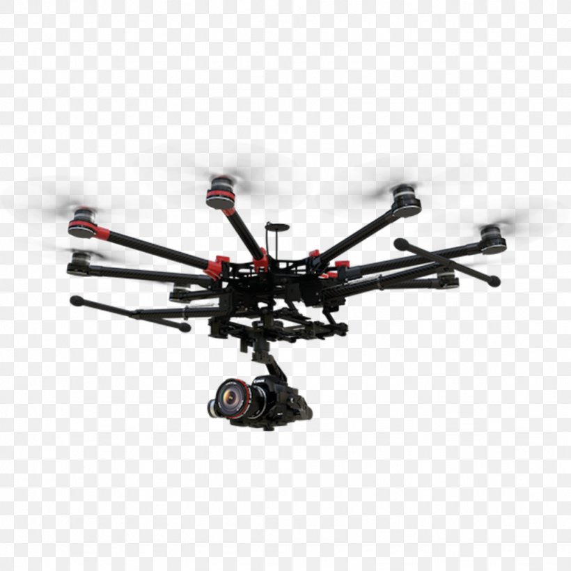 Quadcopter Unmanned Aerial Vehicle DJI Spreading Wings S1000+ Multirotor, PNG, 1024x1024px, Quadcopter, Aerial Photography, Aircraft, Camera, Dji Download Free