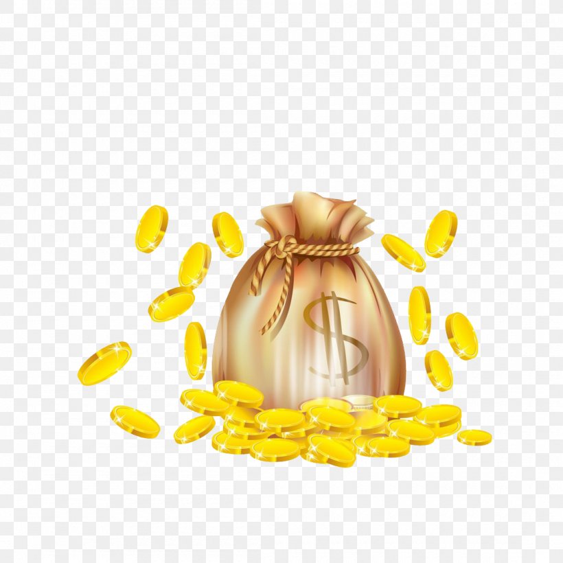 Gold Coin Money Cartoon, PNG, 1100x1100px, Gold Coin, Cartoon, Coin, Commodity, Computer Download Free