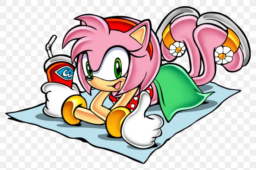 SegaSonic The Hedgehog Amy Rose Tikal Sonic Forces, PNG, 1024x682px, Watercolor, Cartoon, Flower, Frame, Heart Download Free
