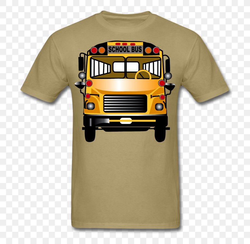 T-shirt School Bus Bus Monitor, PNG, 800x800px, Tshirt, Brand, Bus, Bus Monitor, Merchandising Download Free