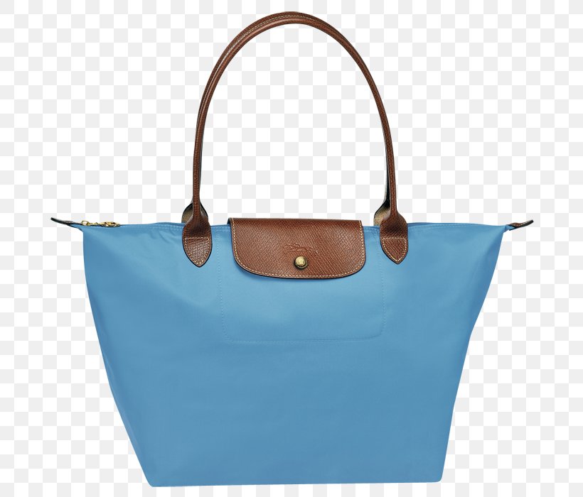 Longchamp Pliage Handbag Tote Bag, PNG, 700x700px, Longchamp, Aqua, Azure, Bag, Electric Blue Download Free