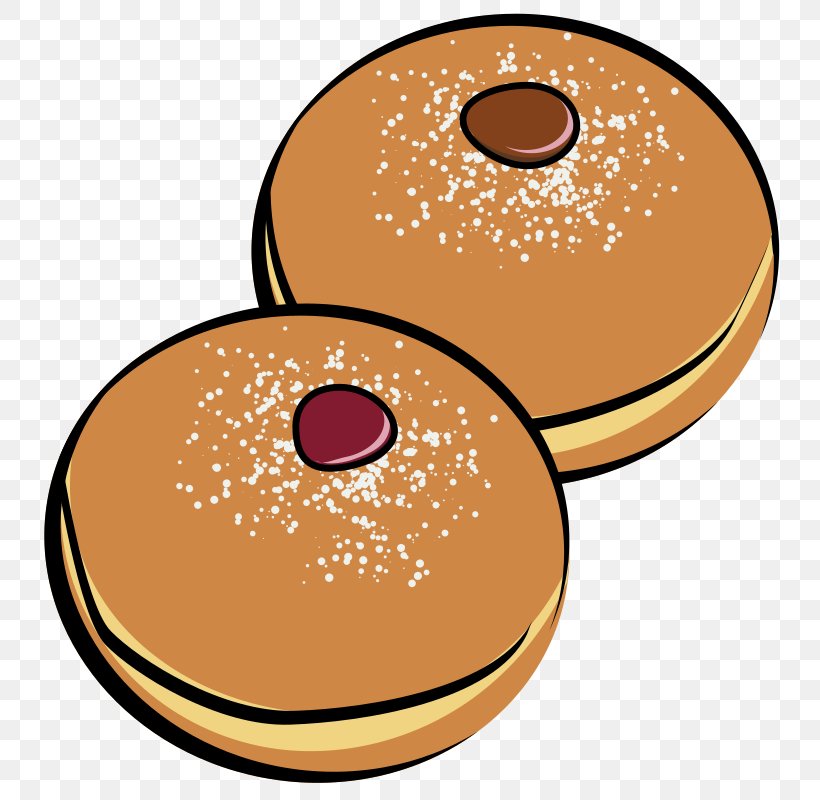 Sufganiyah Donuts Hanukkah Clip Art, PNG, 800x800px, Sufganiyah, Biscuit, Biscuits, Coffee And Doughnuts, Cuisine Download Free