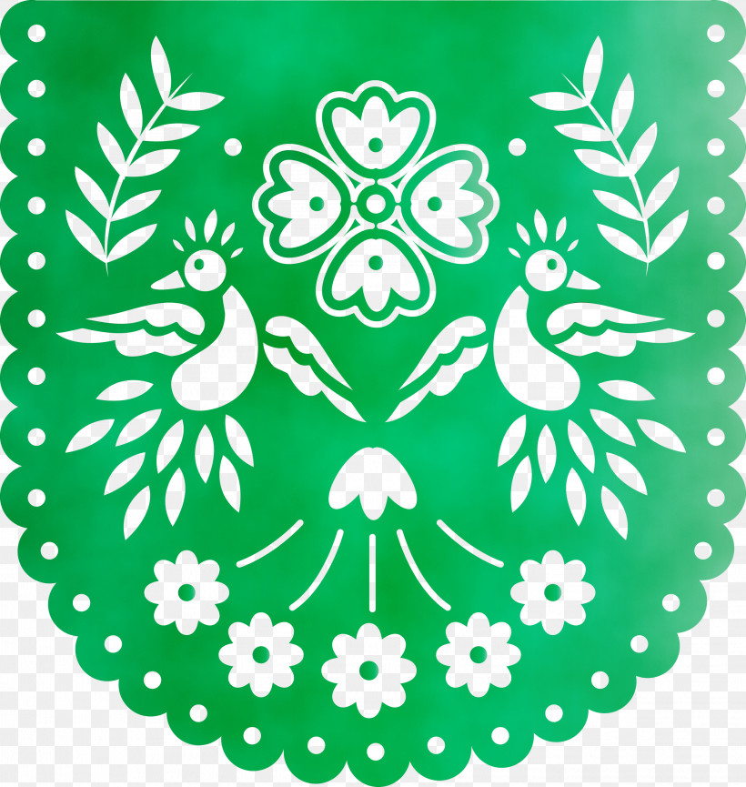 Flower Visual Arts Green Circle Area, PNG, 2841x3000px, Mexican Bunting, Area, Circle, Flower, Green Download Free