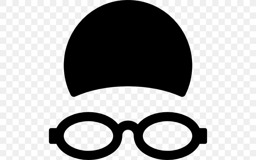Goggles Swim Caps Swimming Clip Art, PNG, 512x512px, Goggles, Black, Black And White, Brand, Cap Download Free