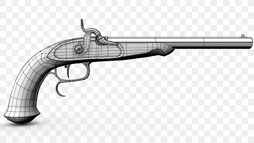 Trigger Firearm Revolver Ranged Weapon Gun Barrel, PNG, 1280x720px, Watercolor, Cartoon, Flower, Frame, Heart Download Free