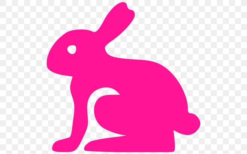 Domestic Rabbit Easter Bunny Hare, PNG, 512x512px, Domestic Rabbit, Easter, Easter Bunny, Hare, Magenta Download Free