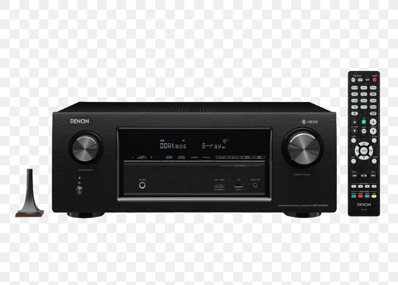 Denon AVR-X3400H 7.2 Channel AV Receiver Denon AVR X3400H Dolby Atmos, PNG, 786x587px, 4k Resolution, Av Receiver, Audio, Audio Equipment, Audio Power Amplifier Download Free