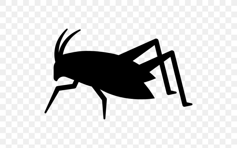 Grasshopper Insect, PNG, 512x512px, Grasshopper, Blackandwhite, Insect, Locust, Logo Download Free