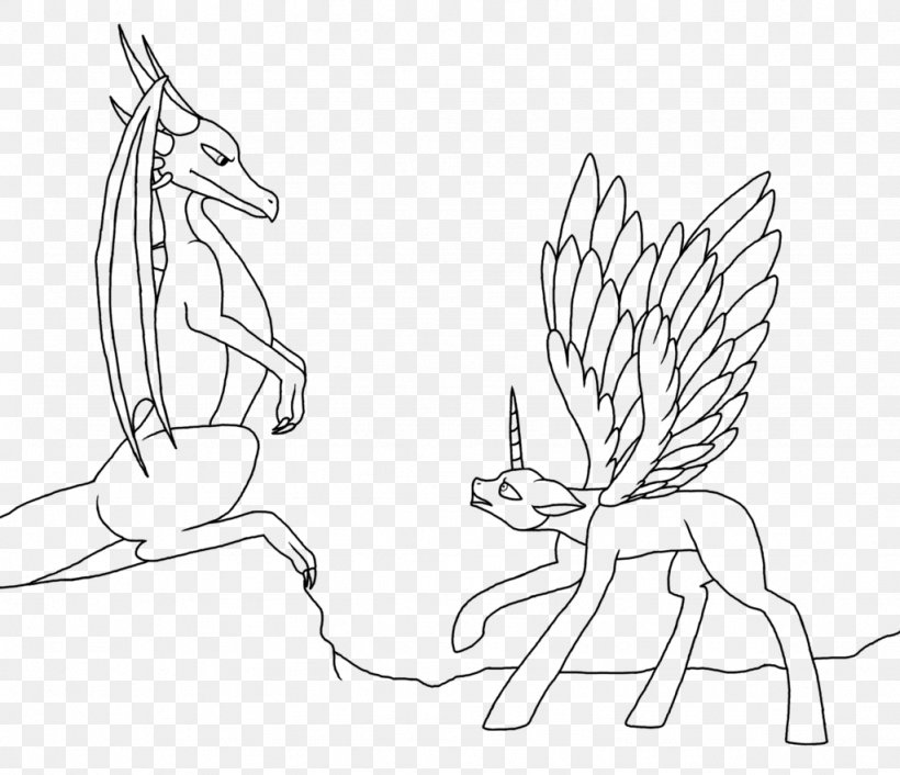 Pony Pinkie Pie Horse Dragon Line Art, PNG, 1024x882px, Pony, Art, Artwork, Black And White, Deviantart Download Free
