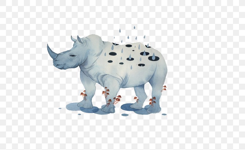 Rhinoceros Illustration, PNG, 658x502px, Rhinoceros, Cartoon, Cattle Like Mammal, Elephants And Mammoths, Fauna Download Free