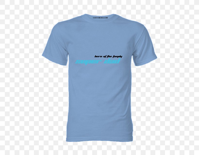 T-shirt Crew Neck Sleeve Top Clothing, PNG, 640x640px, Tshirt, Active Shirt, Aqua, Azure, Blue Download Free