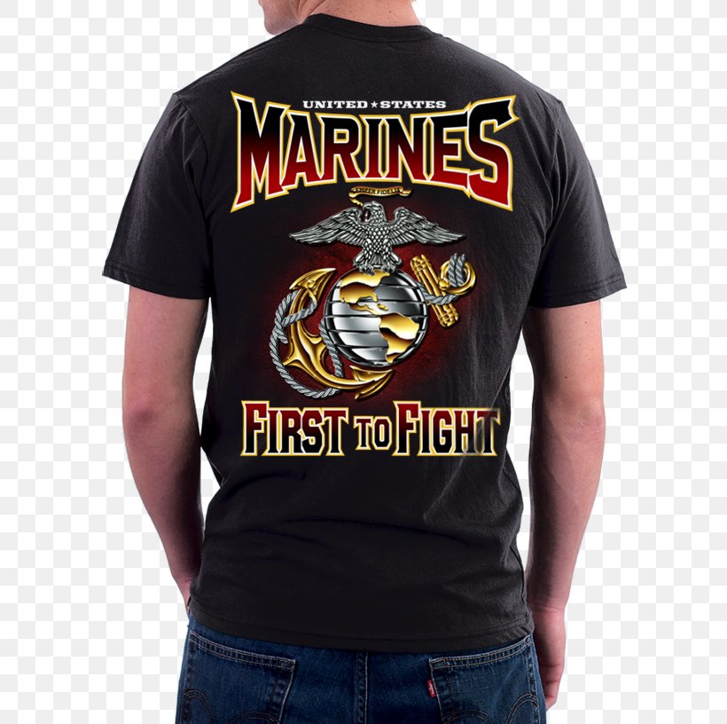 T-shirt Logo Maroon Product Sleeve, PNG, 600x816px, Tshirt, Brand, Jersey, Logo, Marines Download Free