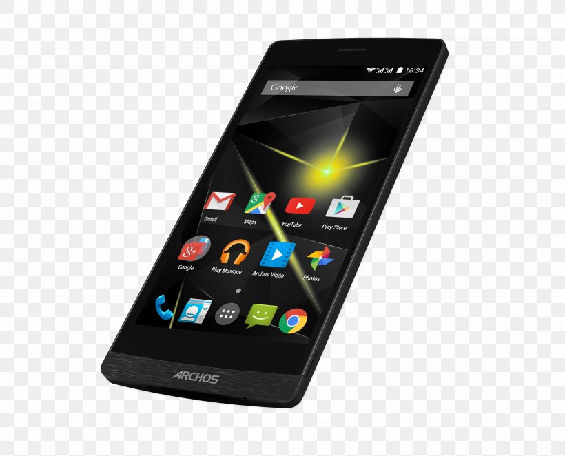 Smartphone Android Telephone 4G Archos, PNG, 3772x3048px, Smartphone, Android, Archos, Cellular Network, Communication Device Download Free