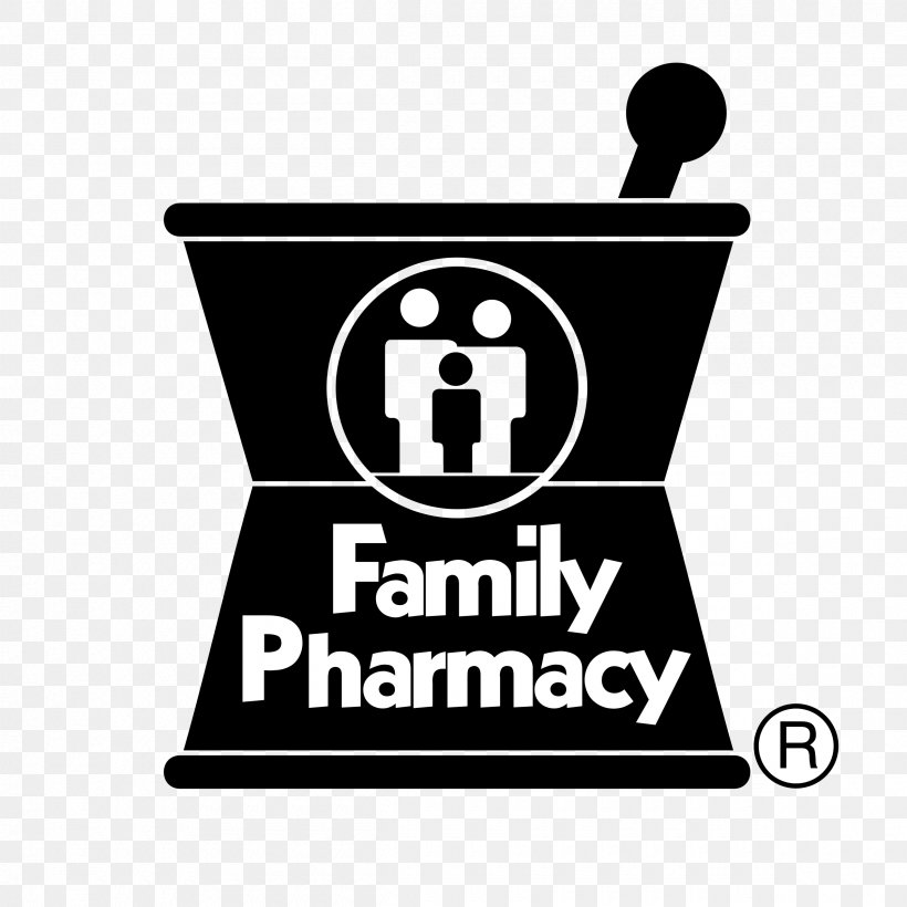 Logo Vector Graphics Pharmacy Font Brand, PNG, 2400x2400px, 3d Computer Graphics, Logo, Area, Black And White, Brand Download Free