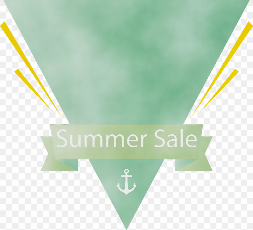Logo Triangle Angle Line Font, PNG, 2999x2719px, Summer Sale, Angle, Geometry, Green, Lawn Download Free