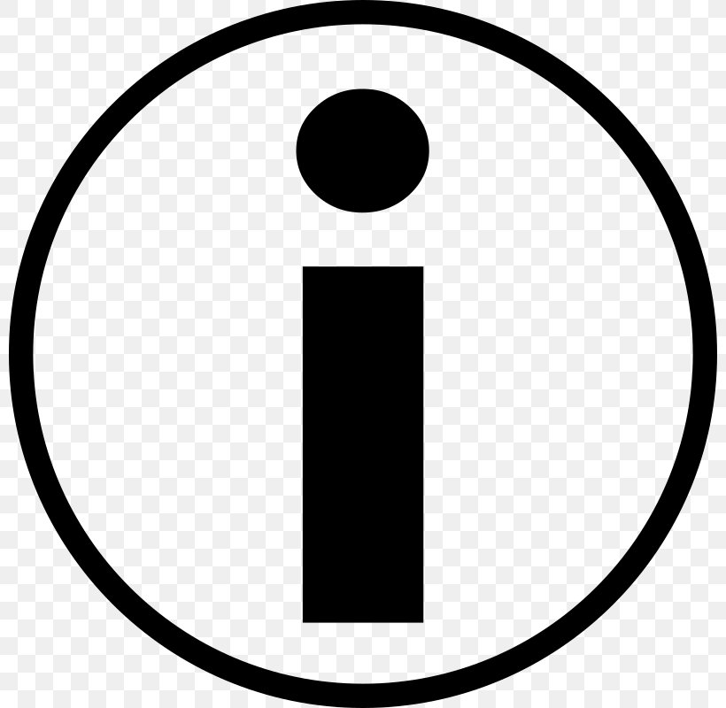 Symbol Information Sign Clip Art, PNG, 800x800px, Symbol, Area, Black, Black And White, Icon Design Download Free