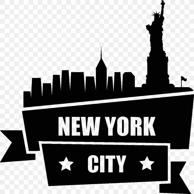 New York City Royalty-free Skyline, PNG, 1200x1200px, New York City, Art, Black And White, Brand, Flags Of New York City Download Free