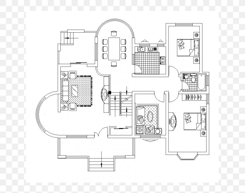 Floor Plan Architecture Drawing, PNG, 645x645px, Floor Plan, Architectural Plan, Architecture, Area, Black And White Download Free