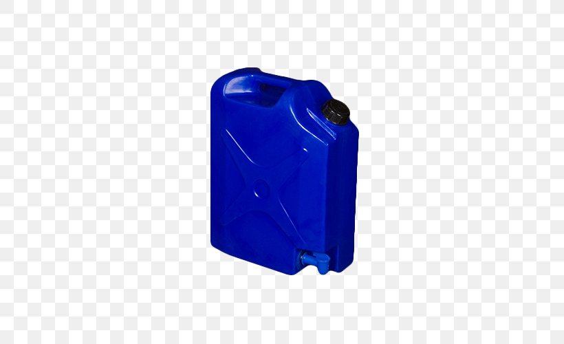 Plastic Water Tank Storage Tank Jerrycan Tap, PNG, 500x500px, Plastic, Blue, Cobalt Blue, Container, Electric Blue Download Free