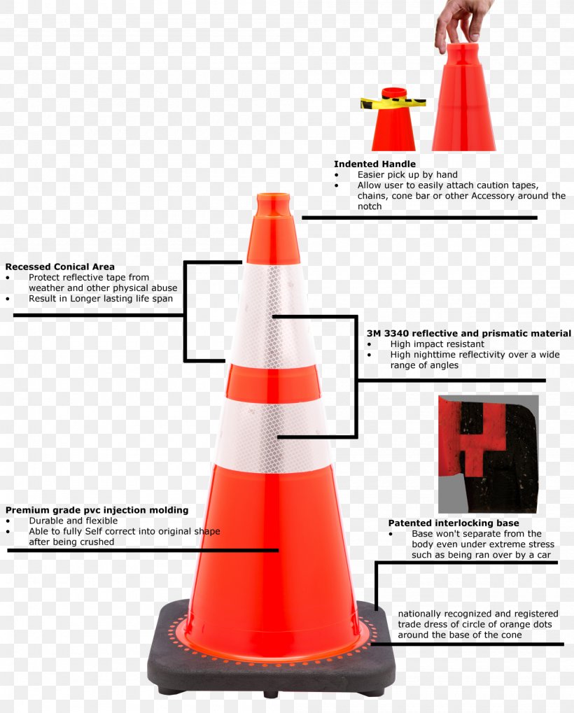 Traffic Cone Road Traffic Safety, PNG, 2000x2486px, Cone, Acrylonitrile Butadiene Styrene, Cone Cell, Fluorescence, Inch Download Free