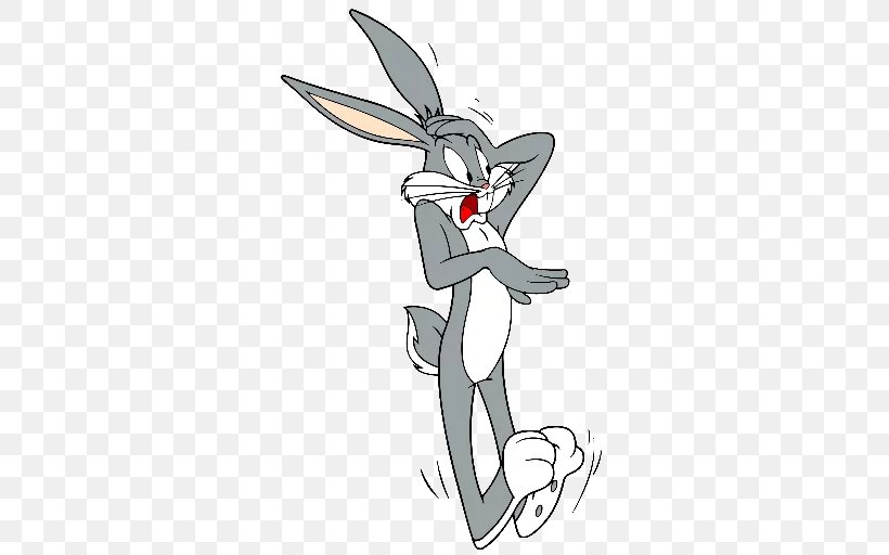 Bugs Bunny Rabbit Clip Art, PNG, 512x512px, Watercolor, Cartoon, Flower, Frame, Heart Download Free