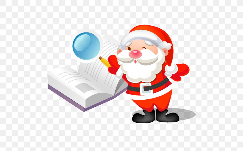 Christmas Ornament Fictional Character Illustration, PNG, 512x512px, Santa Claus, Book, Christmas, Christmas Card, Christmas Gift Download Free