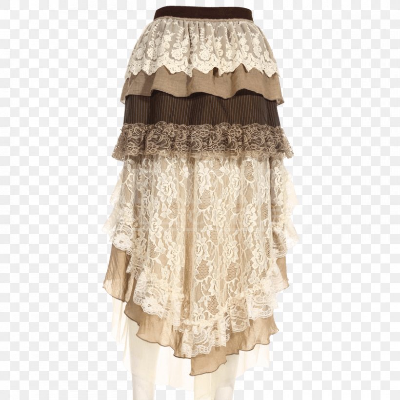 Gothic Fashion Skirt Steampunk Prom Dress, PNG, 850x850px, Gothic Fashion, Beige, Clothing, Corset, Day Dress Download Free