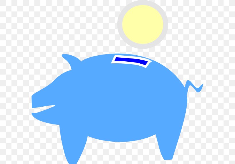 Piggy Bank Clip Art, PNG, 600x572px, Bank, Area, Artwork, Blue, Mammal Download Free
