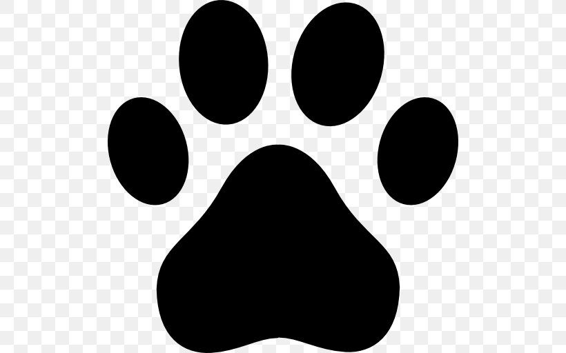Dog Cat Paw Puppy Clip Art, PNG, 512x512px, Dog, Black, Black And White, Cat, Decal Download Free