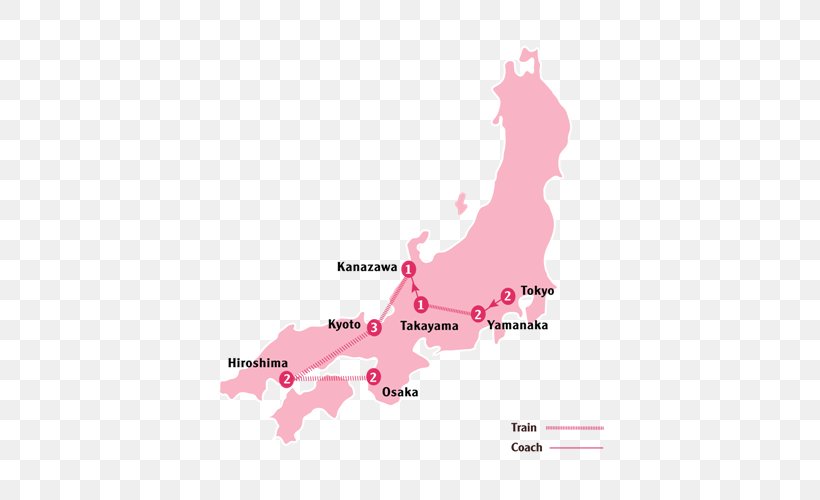 Mount Fuji Map Travel, PNG, 500x500px, Mount Fuji, Area, Cherry Blossom, Japan, Magenta Download Free