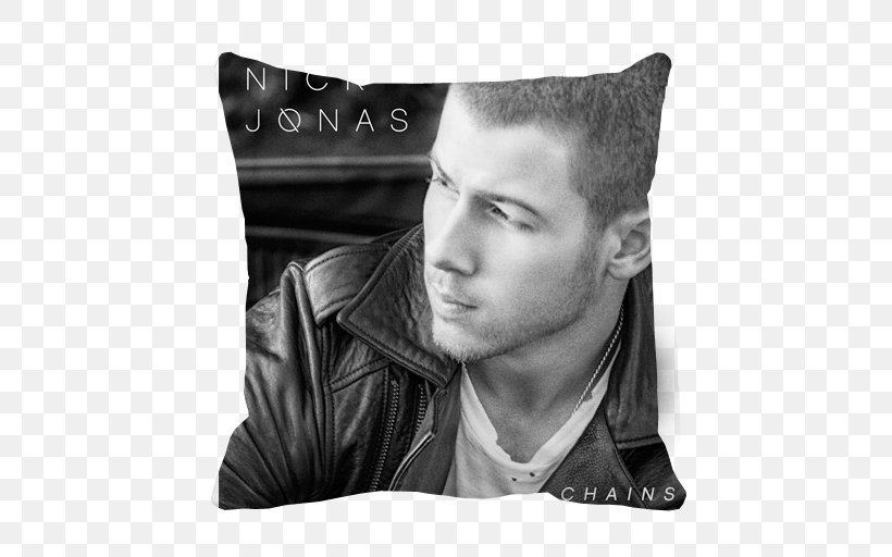 Nick Jonas Throw Pillows Cushion Chains, PNG, 512x512px, Nick Jonas, Black And White, Chains, Curtain, Cushion Download Free