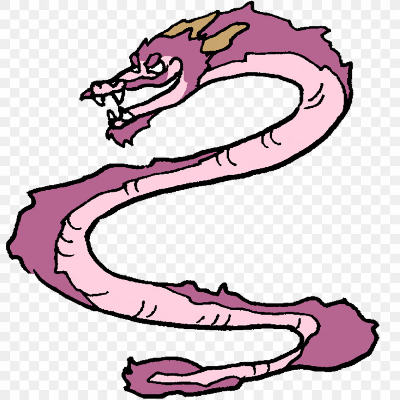 Cartoon Line Art Shoe Pink M Area, PNG, 1200x1200px, Cute Dragon, Area, Cartoon, Dragon Cartoon, Joint Download Free