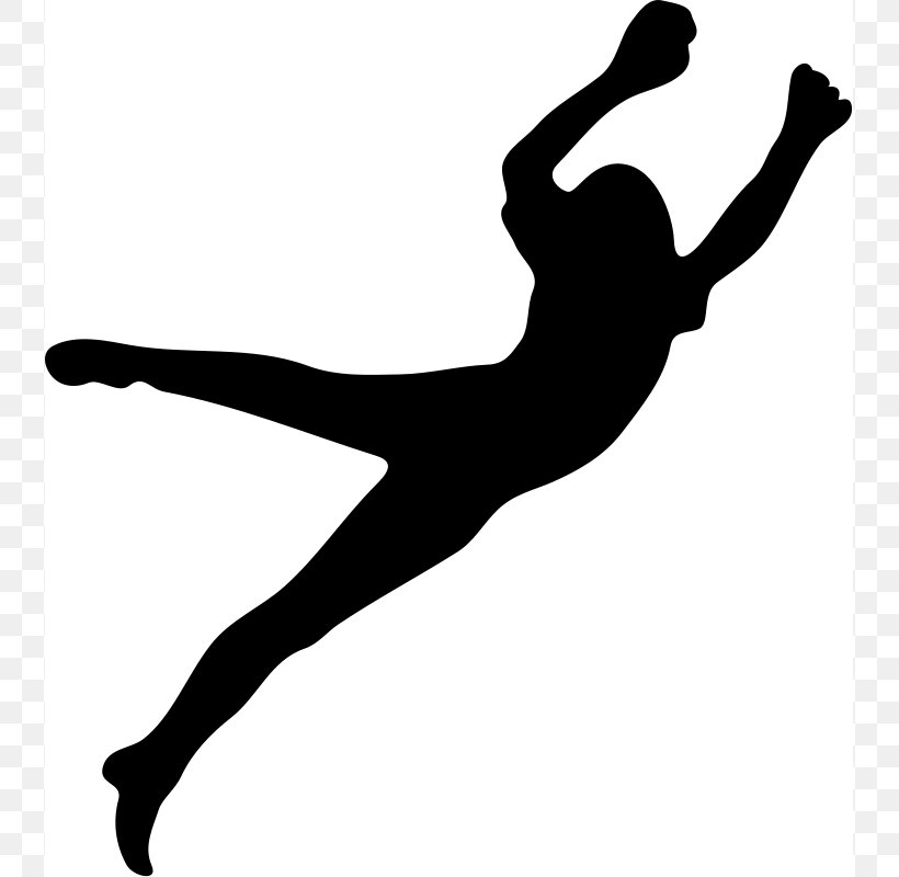 Goalkeeper Silhouette Football Clip Art, PNG, 737x800px, Goalkeeper, Arm, Ballet Dancer, Black And White, Dancer Download Free