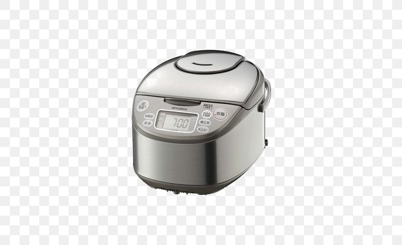 Rice Cooker Induction Cooking Mitsubishi Electric, PNG, 500x500px, Rice Cooker, Boiling, Cauldron, Cooked Rice, Cooker Download Free