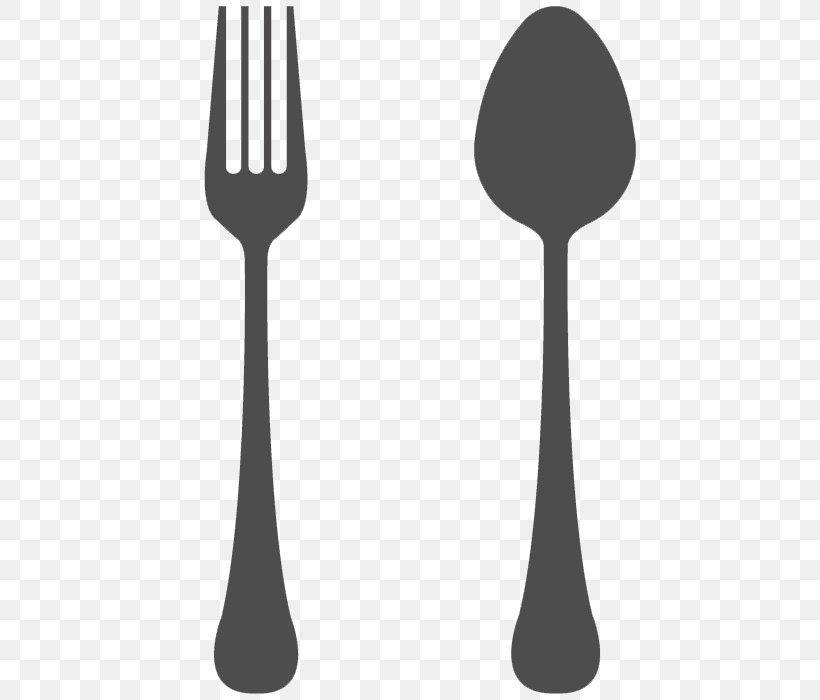 Spoon Fork Knife Cutlery, PNG, 580x700px, Spoon, Black And White, Cutlery, Fish Bone, Fork Download Free