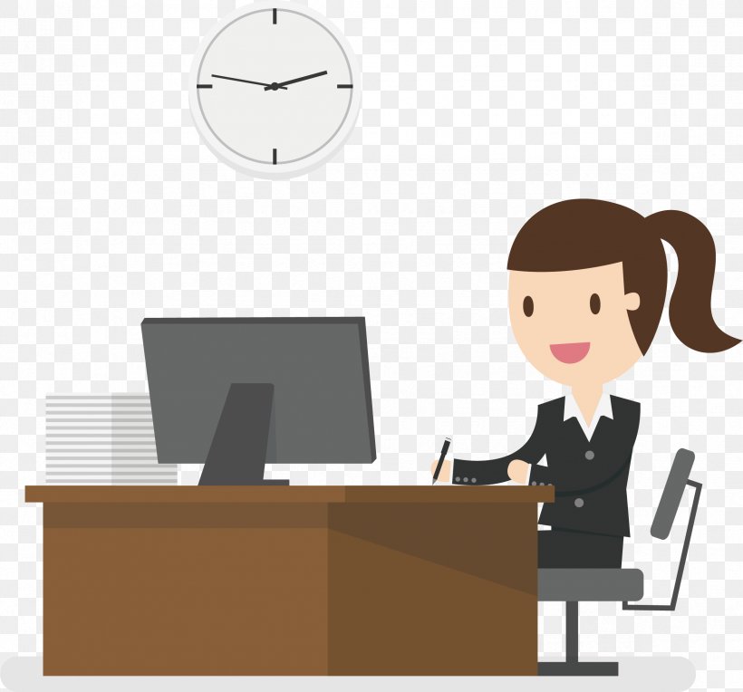 Stock Illustration Vector Graphics Business Job, PNG, 2369x2210px, Business, Businessperson, Cartoon, Communication, Conversation Download Free