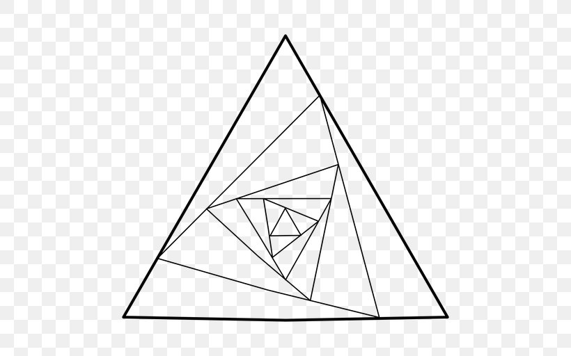 Penrose Triangle Sacred Geometry Golden Triangle, PNG, 512x512px, Penrose Triangle, Area, Black And White, Geometric Shape, Geometry Download Free