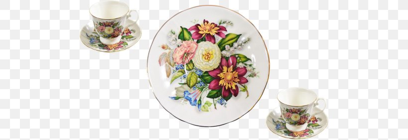Coffee Cup Cut Flowers Saucer Porcelain Plate, PNG, 500x283px, Coffee Cup, Ceramic, Cup, Cut Flowers, Dinnerware Set Download Free
