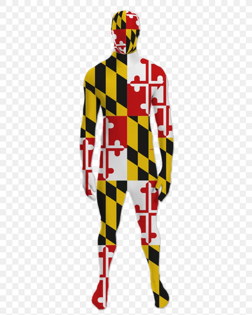 Flag Of Maryland Morphsuits Bodysuit, PNG, 415x1024px, Flag Of Maryland, Bodysuit, Clothing, Costume, Fictional Character Download Free