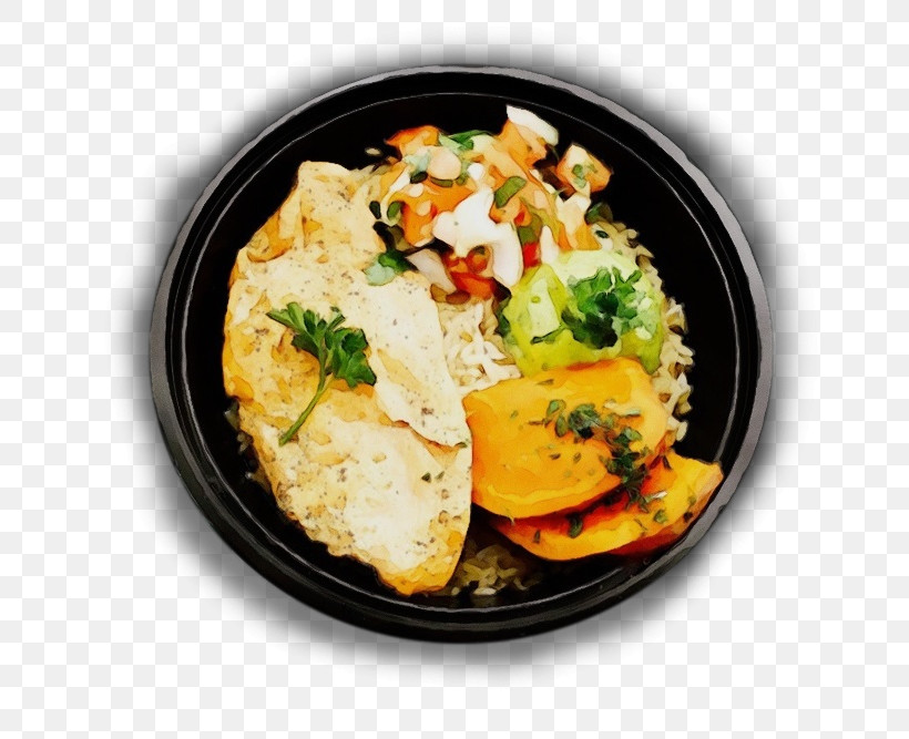 Cuisine Dish Food Ingredient Recipe, PNG, 674x667px, Watercolor, Brunch, Comfort Food, Cuisine, Dish Download Free