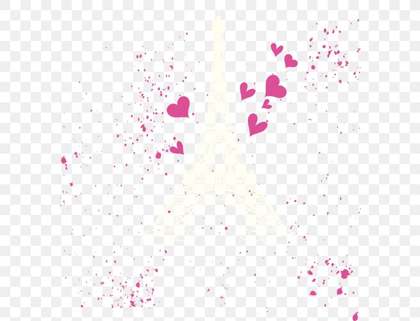 Eiffel Tower, PNG, 590x627px, Watercolor, Cartoon, Flower, Frame, Heart Download Free