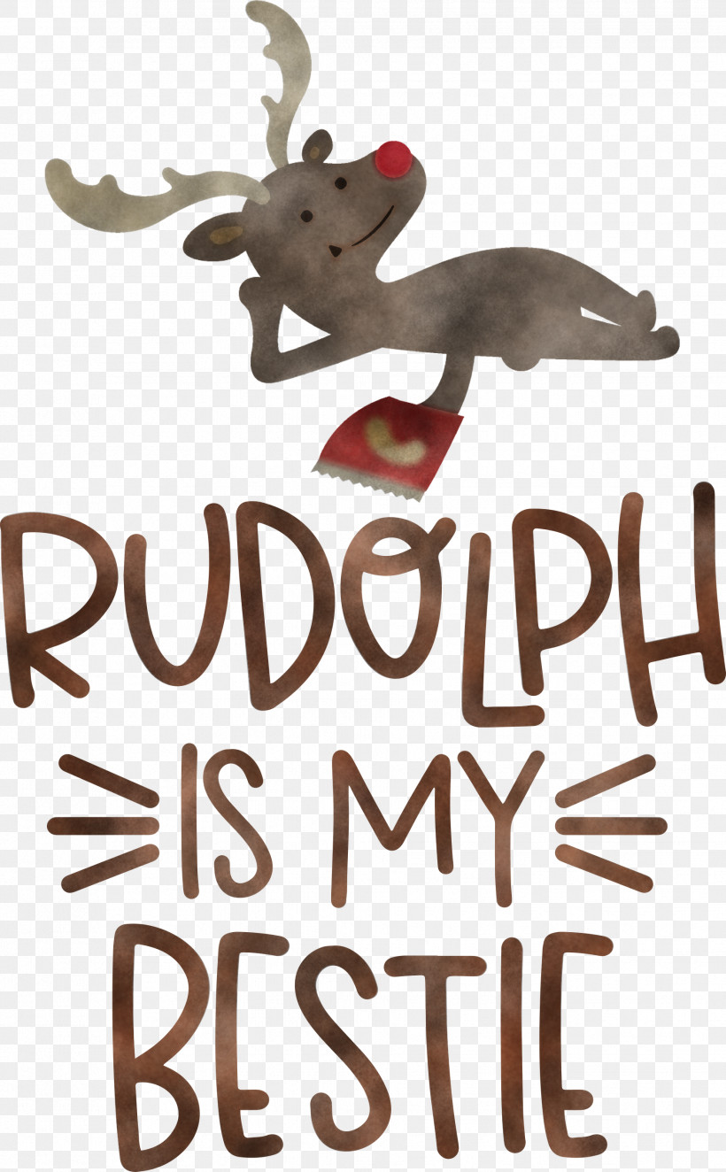 Rudolph Is My Bestie Rudolph Deer, PNG, 1857x3000px, Rudolph Is My Bestie, Biology, Christmas, Deer, Meter Download Free
