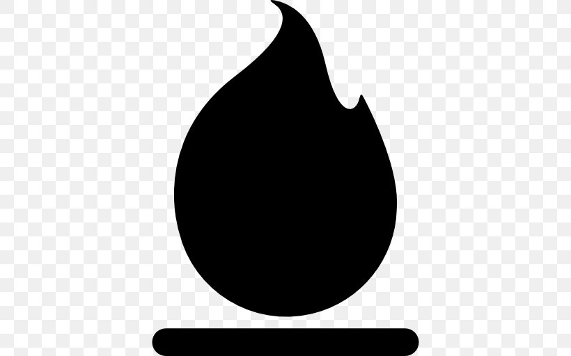 Flame Fire Symbol, PNG, 512x512px, Flame, Black, Black And White, Crescent, Fire Download Free