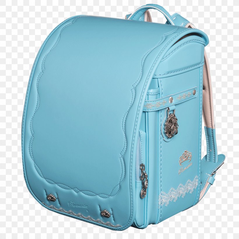 Handbag Randoseru Clarino Backpack, PNG, 1000x1000px, Bag, Aqua, Azure, Backpack, Blue Download Free