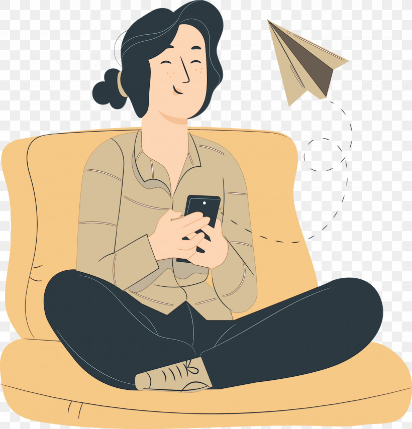 Shoe Sitting Behavior Human, PNG, 2880x3000px, Girl Playing Mobile Phone, Behavior, Human, Paint, Shoe Download Free