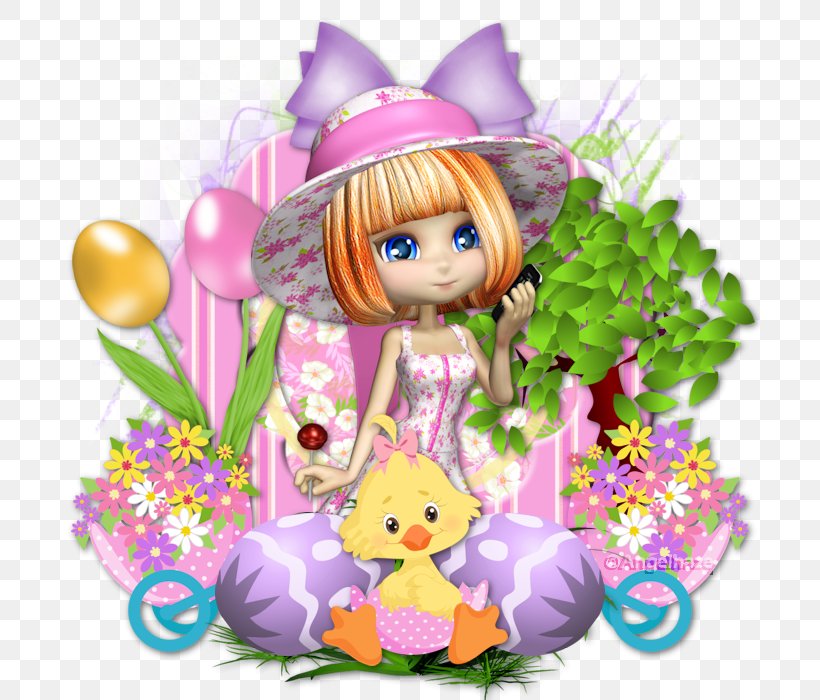 Flowering Plant Cartoon Easter Doll, PNG, 700x700px, Flowering Plant, Cartoon, Character, Doll, Easter Download Free