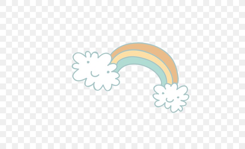 Rainbow Cartoon Cloud, PNG, 500x500px, Rainbow, Cartoon, Cloud, Rain, Sky Download Free
