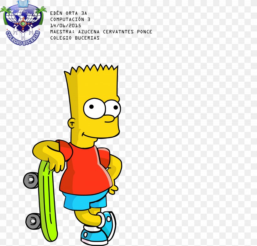 Bart Simpson Homer Simpson Grampa Simpson The Simpsons: Bart's Nightmare Lisa Simpson, PNG, 4169x3983px, Bart Simpson, Area, Art, Cartoon, Edna Krabappel Download Free