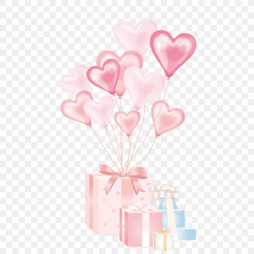 Balloon Gift Birthday Clip Art, PNG, 1500x1501px, Heart, Balloon, Birth, Birthday, Gift Download Free